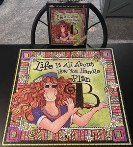*RARE (2011)White Mountain Puzzle “Life Is All About How You Handle Plan B”550pc - Picture 1 of 4