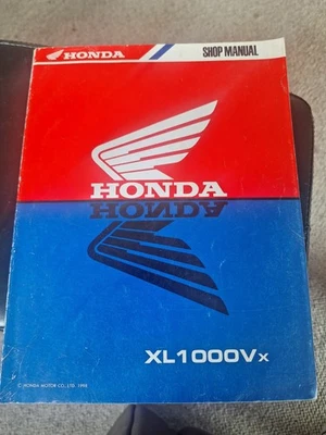 Honda XL1000 V X Genuine OE Workshop Manual Service Repair Manual 62MBT00 - Image 1 of 3