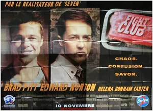 Fight Club Locandina Cinema Grande / Wide Film Poster Brad Pitt David Fincher - Bild 1 von 1