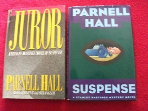 Lot of 2 Parnell Hall mysteries hardcover Dust Jackets Juror Suspense Stanley - Bild 1 von 9