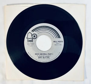 Gary Glitter (Rock and Roll Part 1&2) 7" Vinyl [Bell Records, 1972 Canada] VG - Picture 1 of 12