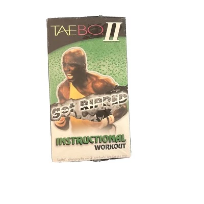 Taebo 2 VHS Set of 6 Get Ripped Workout Tapes - Image 1 of 3
