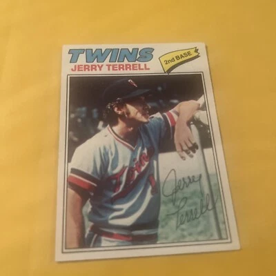 1977 Topps Jerry Terrell Minnesota Twins 513 Ex Free Shipping  - Image 1 of 2