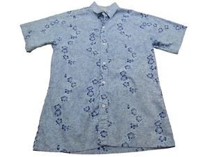 VTG Hawaiian Ivy Shirt Mens Medium Button Down Aloha Hawaiian Resortwear Retro - Picture 1 of 11