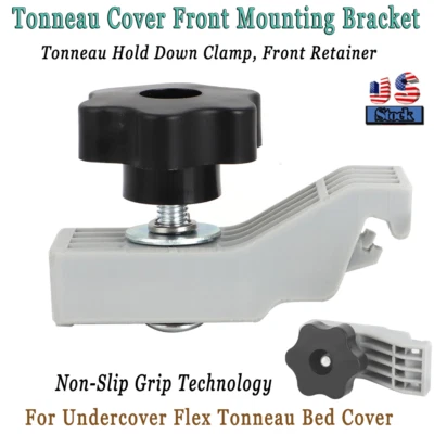 For Undercover Flex Tonneau Cover Front Mounting Bracket Front Retainer Non-Slip - Image 1 of 4