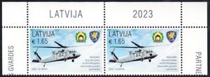 Latvia 2023 (08) Armed Forces and US Michigan National Guard partnership (pair)