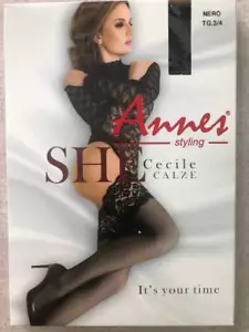 Annes Cecile Styling Damen Spitze Transparent Overknee Strümpfe Blickdicht Ha... - Bild 1 von 44