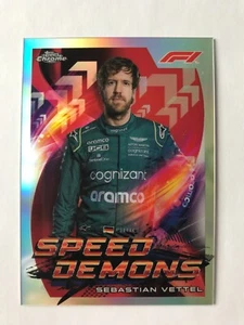 Topps 2022 cromo F1 Speed Demons Sebastian Vettel SD-SV - Imagen 1 de 2