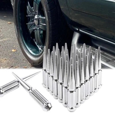 24 tuercas de clavo cromadas de 4,4" de alto +1 llave M14x1,50 para GMC Yukon XL 1500 2500 Foto 1 de 4