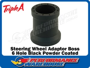 Steering Wheel Adaptor Boss For Momo Sparco Porsche 911 Carrera 74-88 Black - Picture 1 of 2
