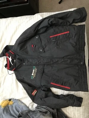 Chaqueta de Colección Años 80 Nissan HITEQ Aislada Personal de Carreras Crew Para Hombre Grande Foto 1 de 4
