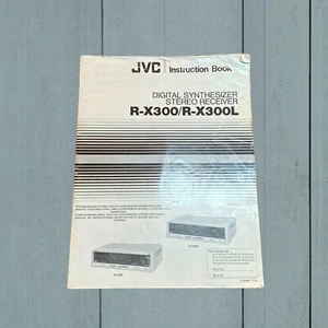 JVC R-X300L stereo Amplifier Receiver Operating Instructions Manual - Picture 1 of 1
