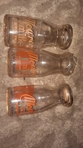 Vintage Bethlehem PA Milchflasche Mäher Molkerei Half Pints Kriegsanleihen - Bild 1 von 2
