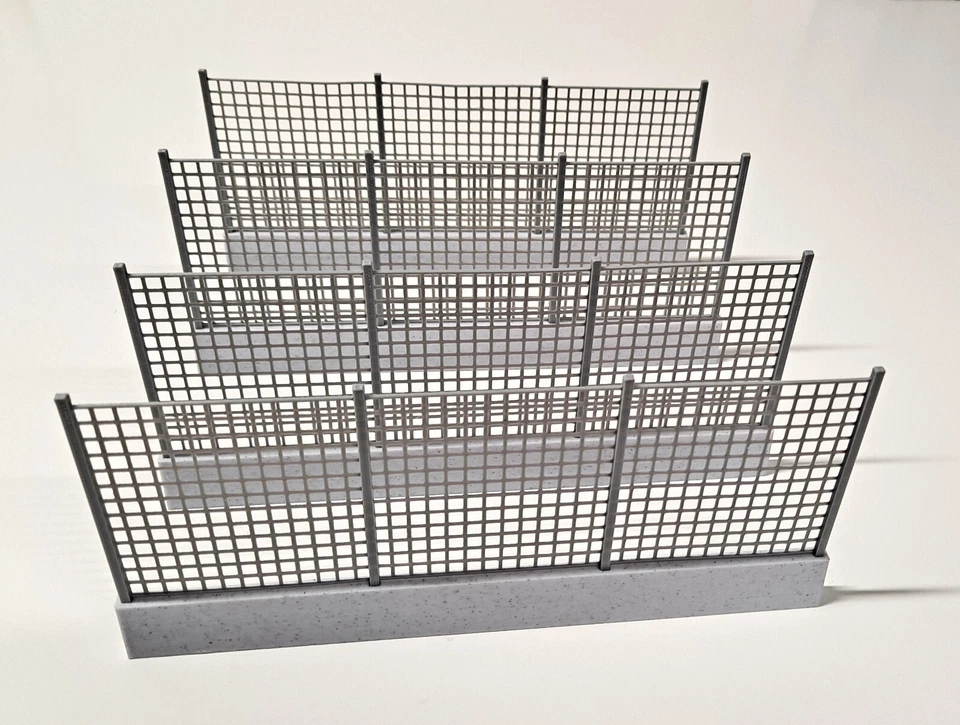 Paredes y cercas para orugas de coche ranura escala 1/32 - MONTAJE EN SUPERFICIE 4 piezas Scalextric SCX Foto 1 de 4