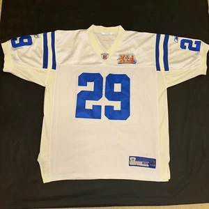 Vintage Super Bowl Reebok Indianapolis Colts Joseph Addai Stitched Jersey Men XL - Picture 1 of 10