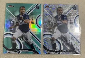 2022 Topps Finest MLS Soccer CAIO ALEXANDRE Aqua /75 RC & Diamonds /175 RC - Picture 1 of 5