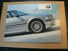 AT249 BMW 2001 CAR BROCHURE FOLDER PROSPEKT BMW ORIGINAL LICHTMETALEN VELGEN