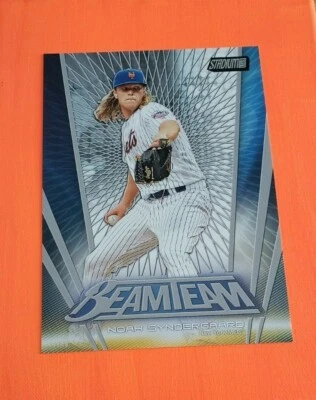 2017 Stadium Club 5x7 Beam Team SN 42/49 #BTNS Noah Syndergaard - Image 1 of 2