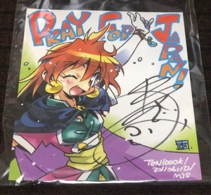 Slayers Autograph Paper, Megumi Hayashibara Lina-Inverse - Picture 1 of 2