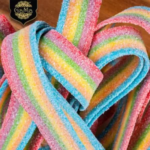 Regenbogenbänder – 250 g & 500 g Halal Fruchtgummi - Bild 1 von 12