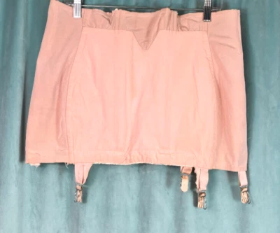 35 Waist  46 Hip Vintage 30s 40s Nemo Foundation Bottom Girdle Corset - Image 1 of 4