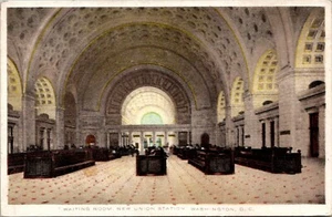 Waiting Room New Union Station Washington D.C. Postcard - Picture 1 of 2