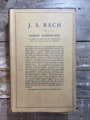 1935 Antique Composer Biography "J.S. Bach" vol 1 - Image 1 of 4