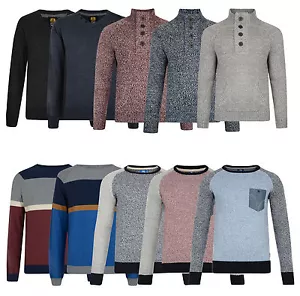 SMITH & JONES Nuevo Para Hombres Jersey Tejido Moda Pullover Suéter Top S M L XL XXL - Imagen 1 de 17