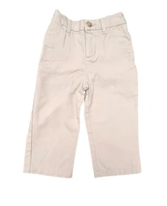 WoW~ Ralph Lauren sz 24 mths Boys Khaki Beige Chino Pants Cotton H70 - Picture 1 of 8