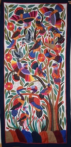 Handmade Egyptian Patchwork Quilt – Applique Wall Hanging Tapestry - Picture 1 of 4