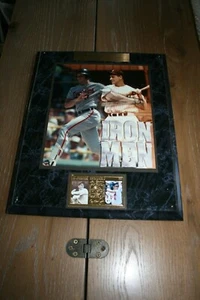 THE IRON MEN OF BASEBALL GEHRIG & RIPKEN GEDENKTAFEL - Bild 1 von 4