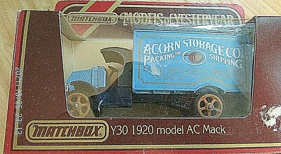 Matchbox Models of Yesteryear Bellon Storage 1920 modelo AC Mack Truck Foto 1 de 3