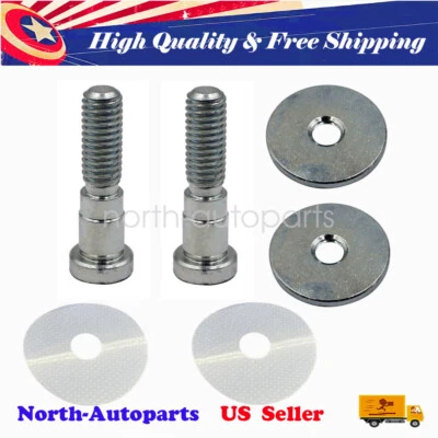 For Chevy Corvette/Camaro/A-Body Steel Door Latch Strikers Pair New 6-8154 Foto 1 de 4