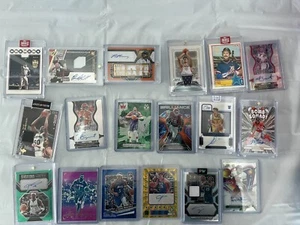 HUGE SPORTS CARD LOT PATCHES AUTOS ROOKIES LOW number NBA NFL MLB 20 card - Picture 1 of 12