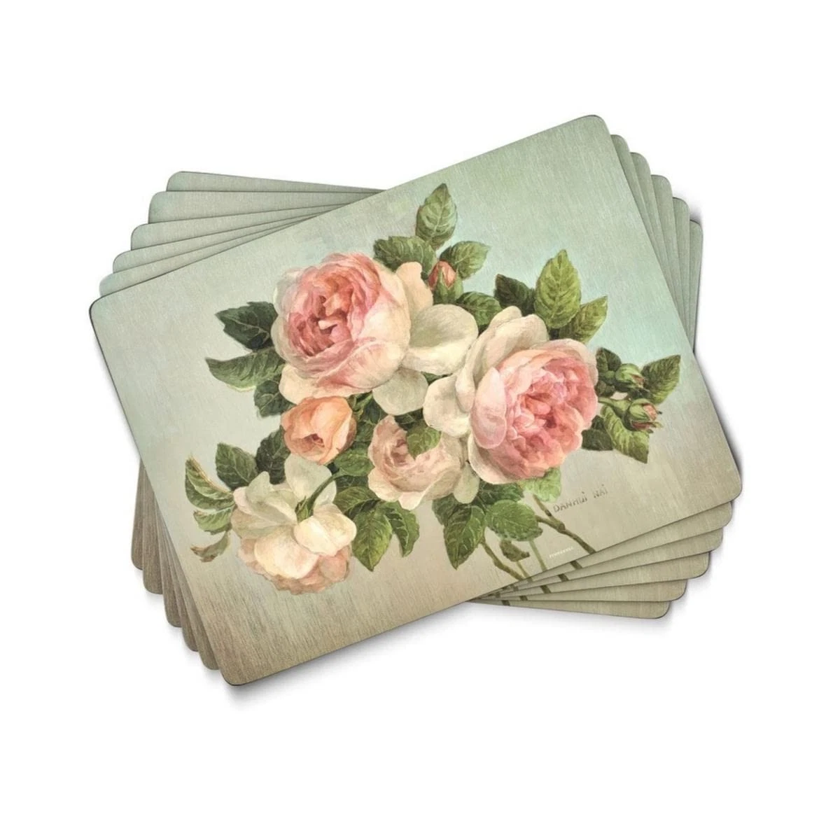 Pimpernel Botanic Garden Tischsets Set Aus 4 Stück - Mit Korkrückseite, Hitzebeständig Bis 100°C