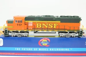 Locomotora diésel Athearn escala HO BNSF EMD GP60M #117 NUEVA DE STOCK DCC lista ATH88851 - Imagen 1 de 12