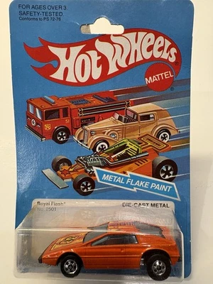 Pintura en escamas de metal naranja Hot Wheels Royal Flash 1982 vintage #2501 Foto 1 de 4