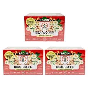 Tadin Bronco Tee. Pfefferminze, Eukalyptus, Ingwer Mix. 24 Taschen. 1,01 oz. 3 Stück - Bild 1 von 6