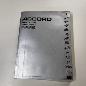 1982 Honda Accord Factory Service Manual Original Shop Repair Workshop Book - Bild 1 von 16
