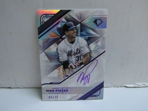 2025 Topps Diamond Icons Mike Piazza Amatista En Tarjeta Automático 5/15 Mets - Imagen 1 de 2
