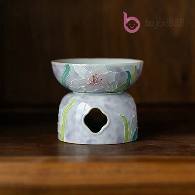 Pure Handpainted Lily Tea Separator Infusor Tea Strainer Tea Maker Tea Filter - Image 1 of 4