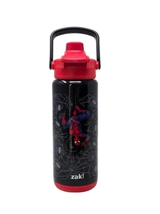 Increíble botella de agua para niños Zak Designs 20 oz Spiderman + boquilla antimirobiana OB - Imagen 1 de 12