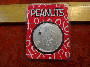 2023 1 onza 0,999 plata cacahuetes Snoopy San Valentín redondo cardado - envío y devolución gratuitos EE. UU. - Imagen 1 de 4