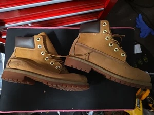 Timberland Youth Classic 6" Inch Waterproof Boots Wheat Tan Nubuck 4.5 - Bild 1 von 5