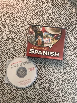 Learn to Speak Spanish Version 8.1 by The Learning Company 4 CD-ROM Set Windows - Image 1 of 4