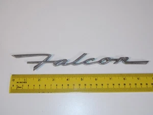 Vtg 1967 Ford Falcon Car Vehicle Emblem Badge Script G7DB-6242528-A - Picture 1 of 5