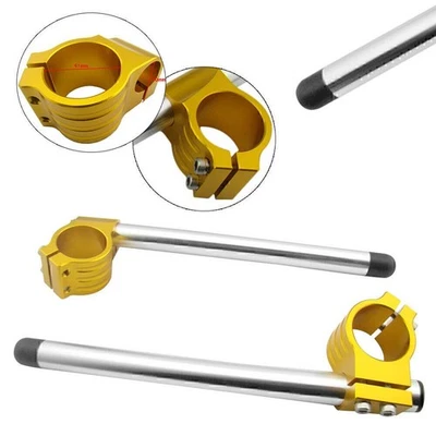 For Honda CBR600 F2 F3 VFR Suzuki GSXR 750 SV650 GSF GSX 41MM Handle Bar Clip - Image 1 of 4