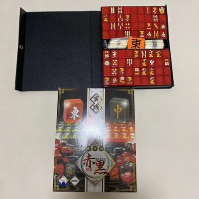 Carreaux de mahjong pratiques carreaux transparents rouges - Photo 1/4