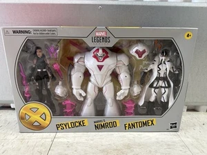 Marvel Legends Psylocke Nimrod Fantomex 3-Pack Action Figures X-Men Amazon NEW - Picture 1 of 2