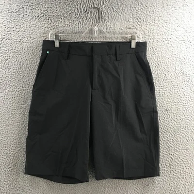 Pantalón Corto de Golf J. Lindeberg Calce Regular Para Hombre 30 Negro Mezcla de Poliéster Tiro Medio Cremallera Foto 1 de 4